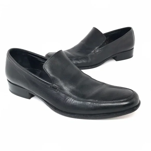 Emporio Armani | Shoes | Emporio Armani Mens Leather Slip On  display picture 2